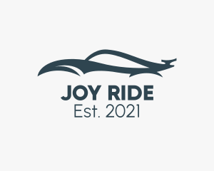 Ride - Dark Car Ride logo design