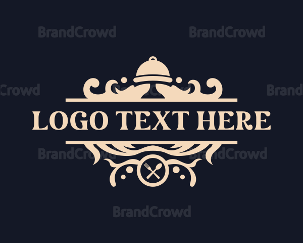 Fancy Restaurant Cuisine Logo