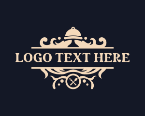 Fancy Restaurant Cuisine Logo