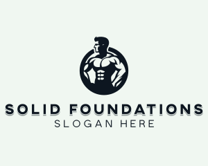 Strong - Fitness Exercise Workout logo design