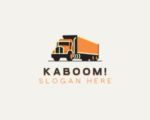 Truckload - Roadie Shipment Trucking logo design