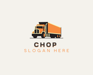 Mobile Crane - Roadie Shipment Trucking logo design