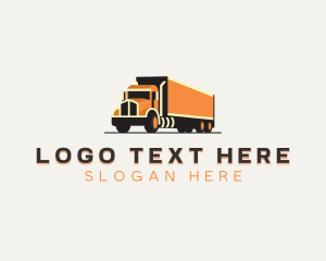 Trucker - Roadie Shipment Trucking logo design