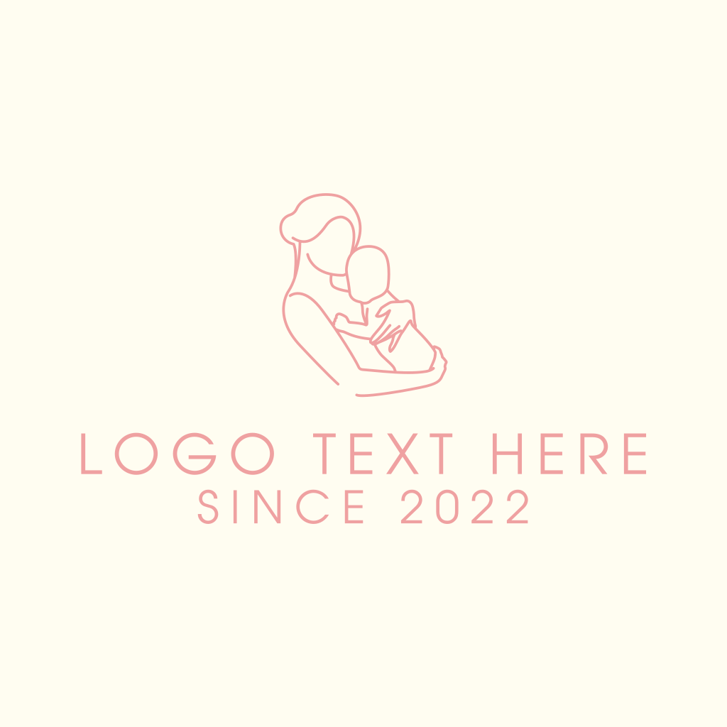 Maternity Breastfeeding Newborn Logo | BrandCrowd Logo Maker