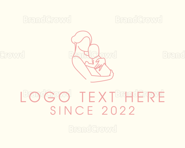 Maternity Breastfeeding Newborn Logo