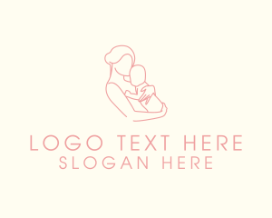 Maternity Breastfeeding Newborn Logo