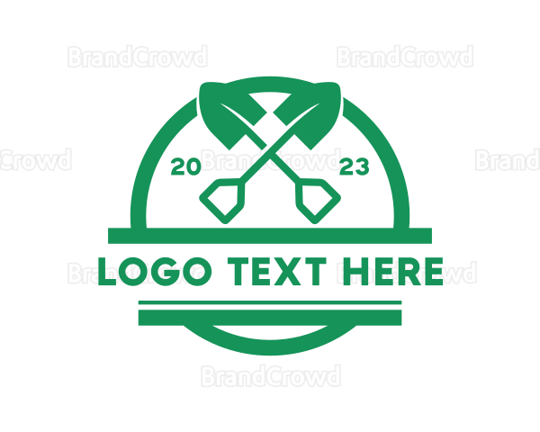 Landscaping Garden Shovel Logo