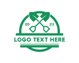 Badge - Landscaping Garden Shovel logo design