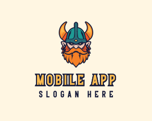 Gamer - Gamer Barbarian Viking logo design