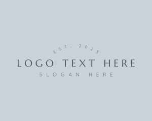 Simple Luxe Business logo design