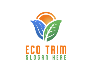 Eco Water Sustainability logo design