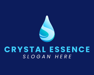 Mineral - Spring Water Droplet logo design
