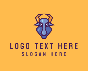 Stream - Bull Video Game logo design