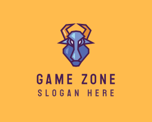 Bull Video Game  logo design