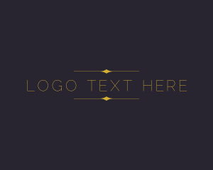 Golden - Minimalist Simple Company logo design