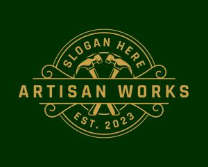 Craftsman - Hammer Tool Craftsman logo design