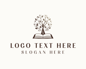 Bookstore - Publishing Book Tree logo design