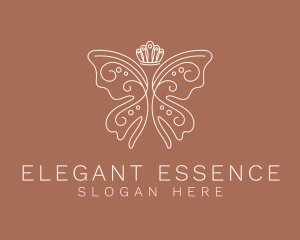 Classy - Classy Butterfly Crown logo design