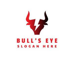 Electric Bull Horn logo design