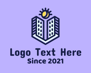 Talk - Symmetrical City Mic logo design