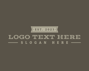 Texan - Western Rustic Business logo design