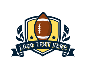 Shield - Football Sports Shield logo design
