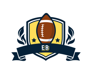 Football Sports Shield Logo