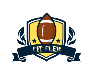Activewear - Football Sports Shield logo design