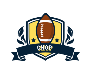 Varsity - Football Sports Shield logo design