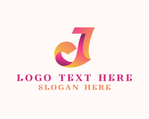 Fashion - Creative Feminine Letter J logo design