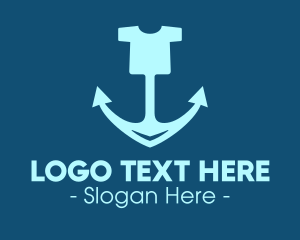 Clothing - Marine Tshirt Clothing Anchor logo design