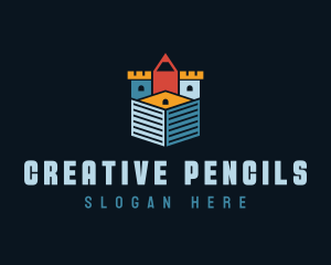 Kids School Kindergarten logo design