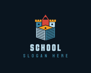 Kids School Kindergarten logo design