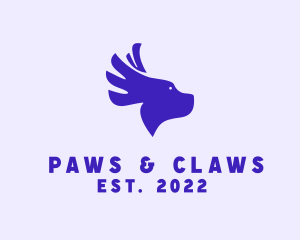 Veterinary - Dog Wings Veterinary logo design