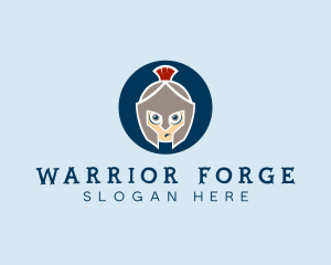 Gladiator Warrior Character  logo design