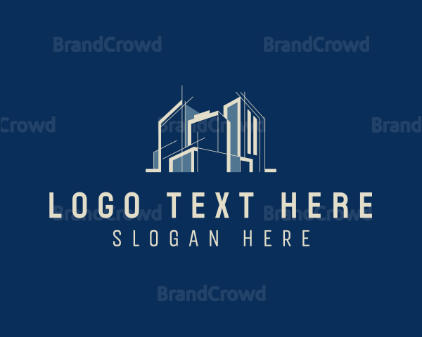 Skyscraper Building Property Logo