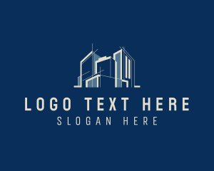 Skyscraper Building Property Logo