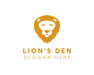 Lion Zoo Wildlife logo design