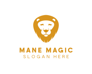Mane - Lion Zoo Wildlife logo design