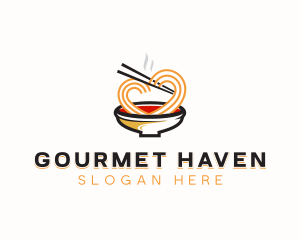 Noodles Cuisine Restaurant logo design