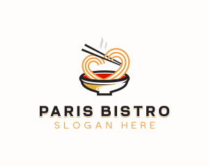 Noodles Cuisine Restaurant logo design