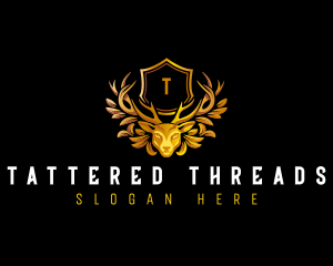 Deer Antler Shield Logo