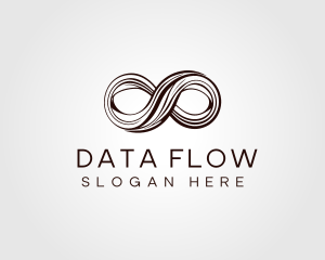 Infinity Loop Swirl logo design