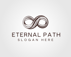 Infinity Loop Swirl logo design