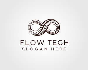 Infinity Loop Swirl logo design