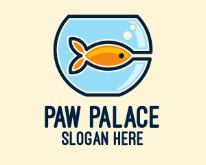 Pet - Pet Goldfish Bowl logo design