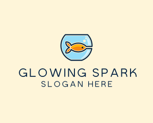 Pet Goldfish Bowl logo design