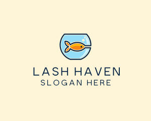 Pet Goldfish Bowl logo design