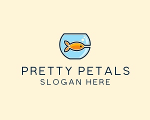 Pet Goldfish Bowl logo design