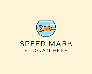 Pet Goldfish Bowl logo design